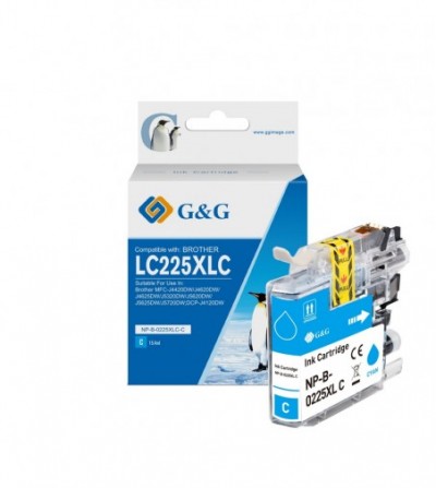 G&G Brother LC225XL V3 Cyan...