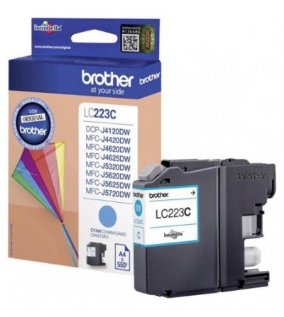 Brother LC223 Cyan Cartucho...